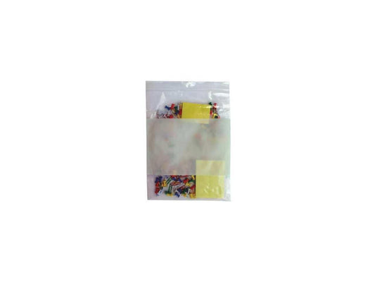 ZORO SELECT 5CNX2 Reclosable Poly Bag Zipper Seal 12 x 9, 4 mil, Clear, Pk1000
